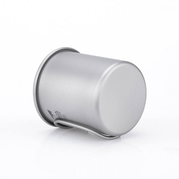 Keith Single-Wall Titanium Mug with Folding Handle 220 ml.