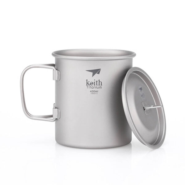 Keith Titanium Mug With Lid 400 ml.