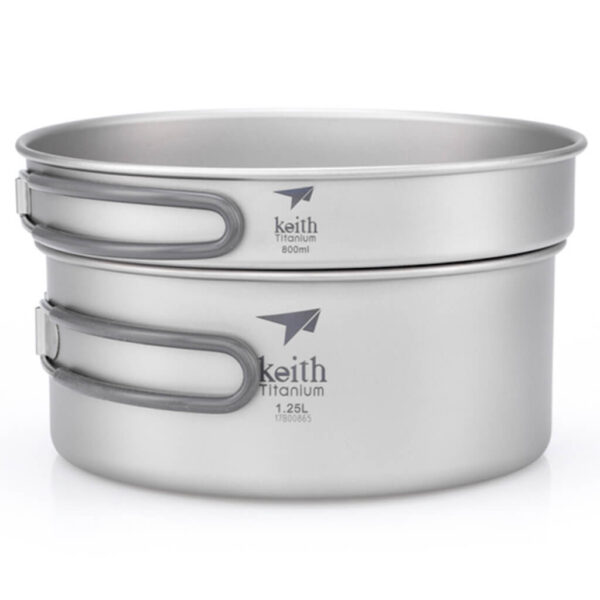 2 piece titanium pot and pan cook set 1