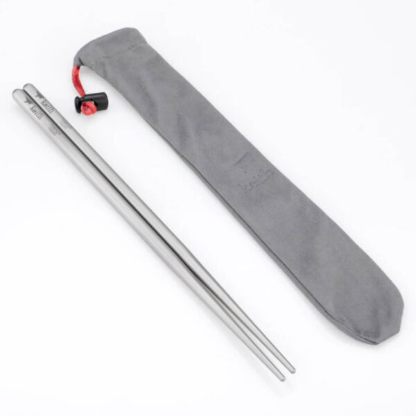 keith solid square titanium chopsticks 1