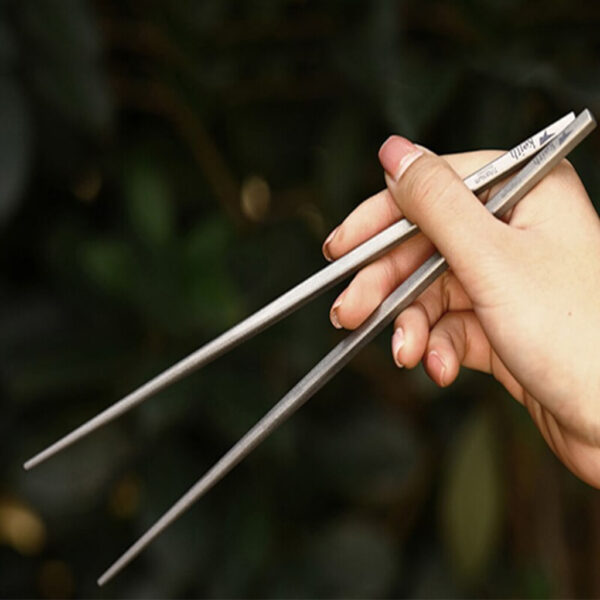 keith solid square titanium chopsticks 5