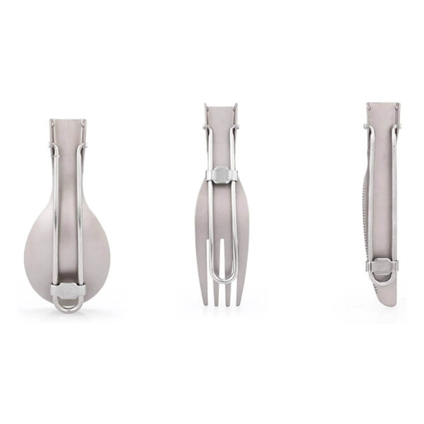 keith titanium 3 piece folding cutlery set Ti5300 2