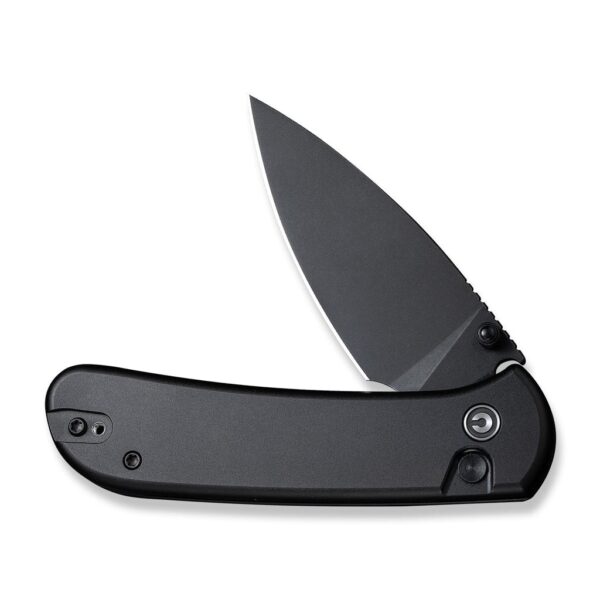 civivi qubit button lock knife black aluminum handle 298 black stonewashed 14c28n blade c22030e 1 225009 1024x