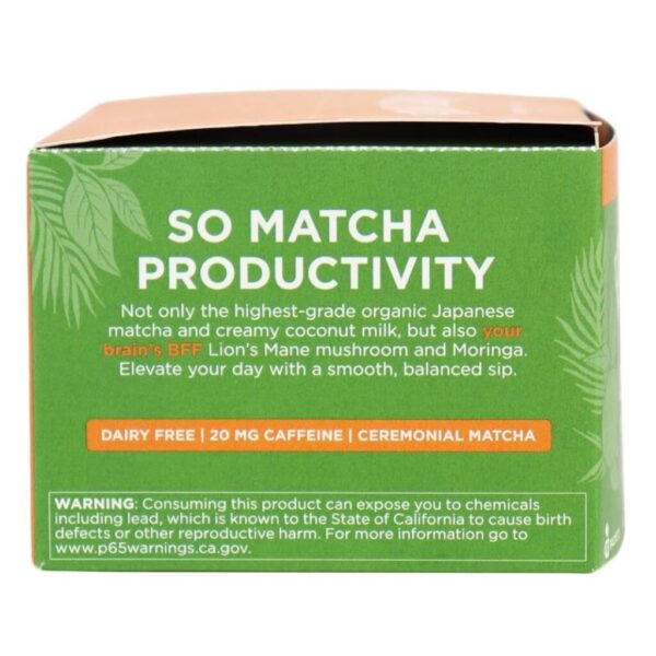 four sigmatic matcha latte mix with lions mane 2