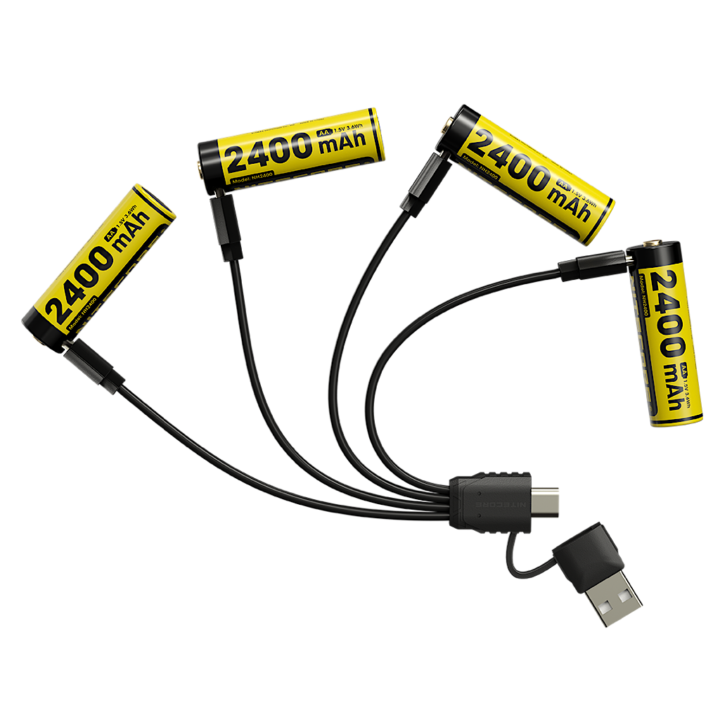 Nitecore NH2400 USB C Batterier