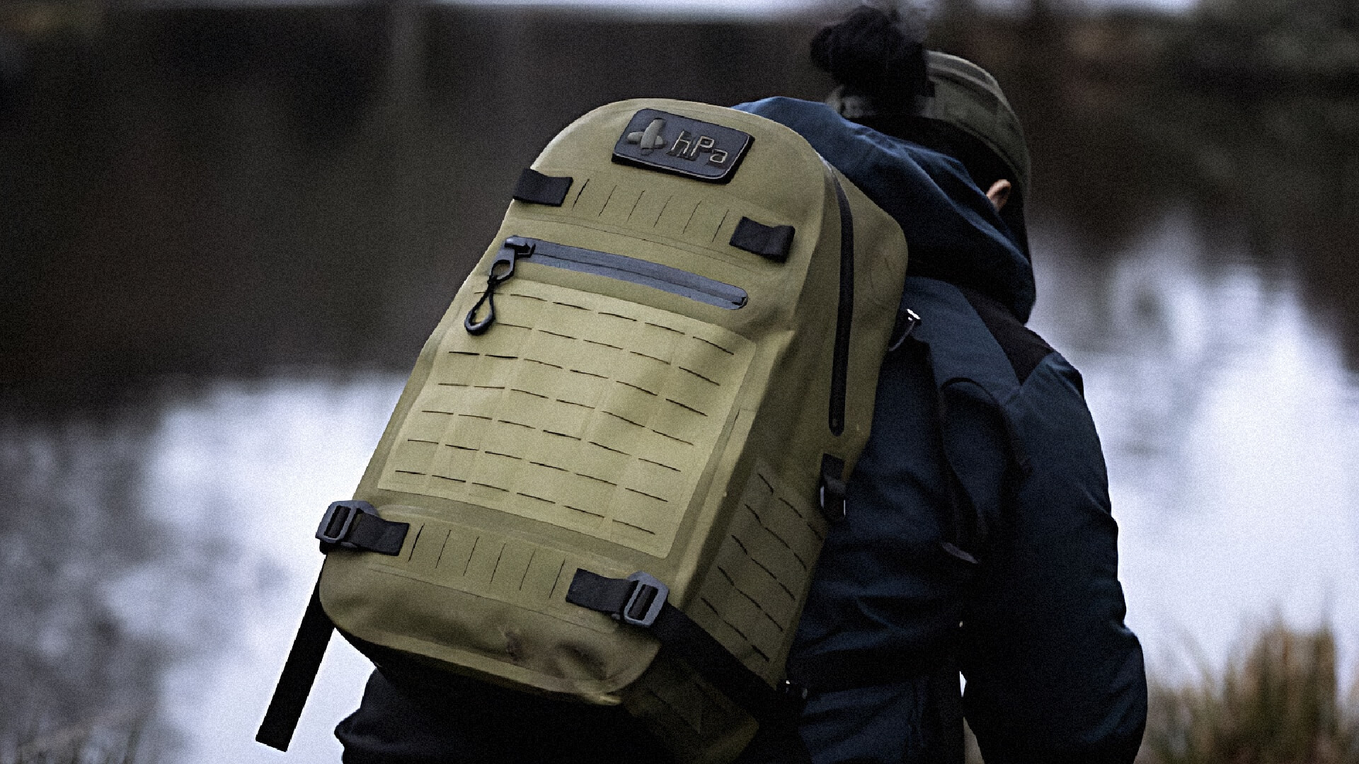 hpa waterproof backpack infladry 25 mk2 gron fb 1